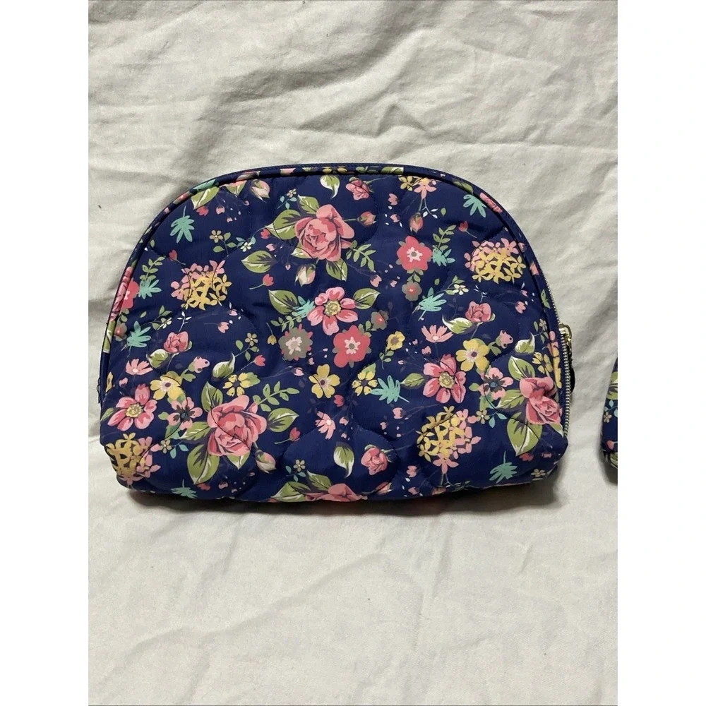 Floral‎  Print 2 bag travel Bag, Tote & Cosmetic Bag lightweight